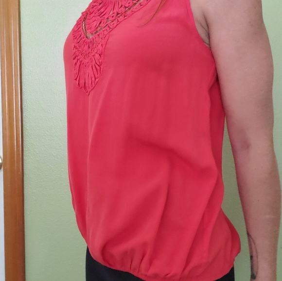 Max Studio coral colored top - Picture 3 of 4